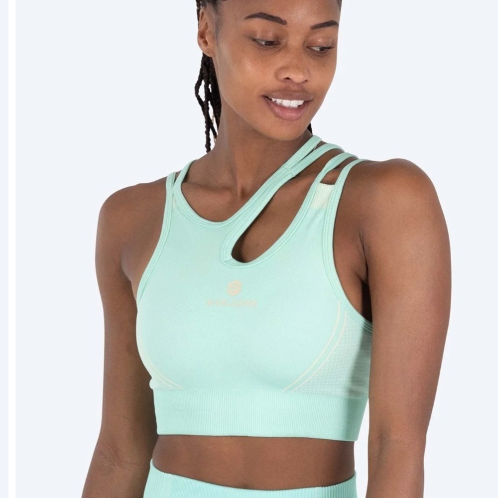 Skelcore Seamless Asymmetrical Crop Top size M